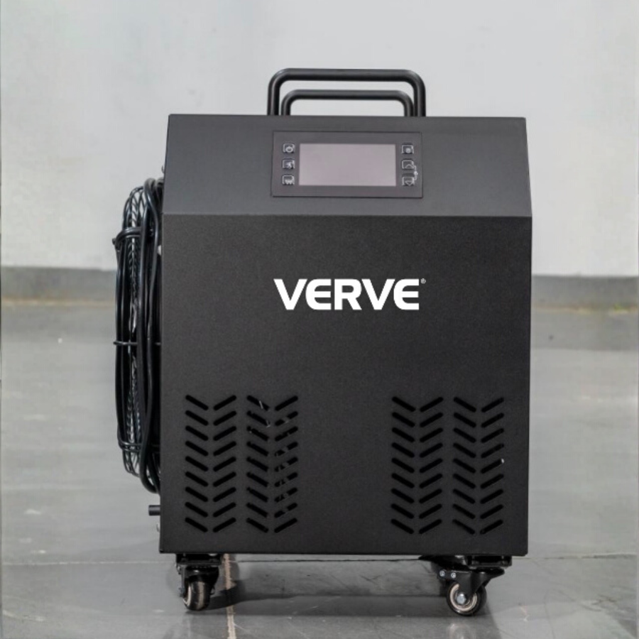 VERVE Cryos 2 Person Ice Bath with 1HP Chiller - Ash Black