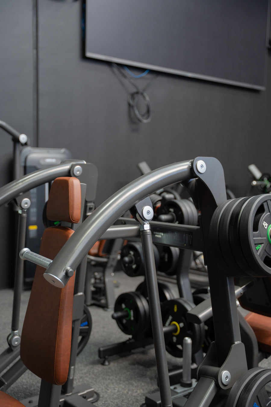 VERVE Plate Loaded Shoulder Press (Brown) - Makoto Series | MADE TO ORDER