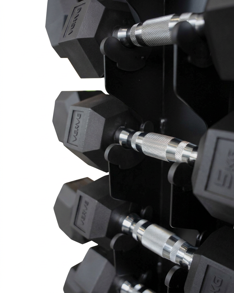 Dumbbell Tower to store 32 Hex Dumbbells