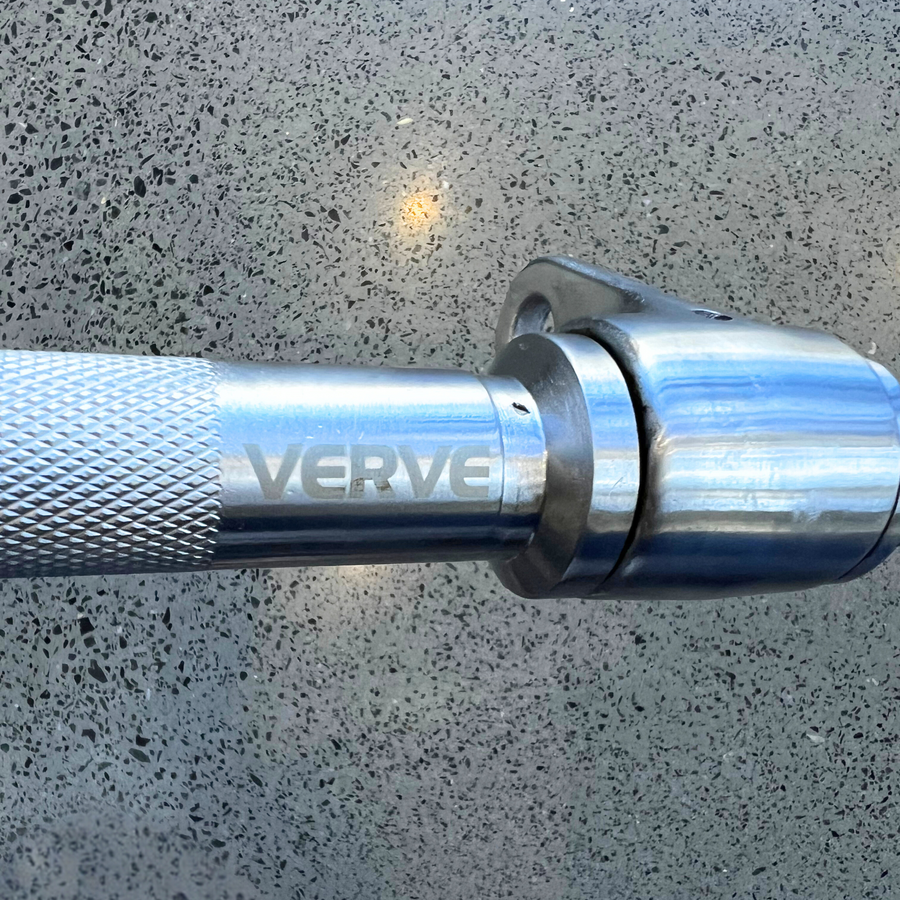 VERVE Neutral Grip Lat Pull Down for Pulley System-Hard Chrome