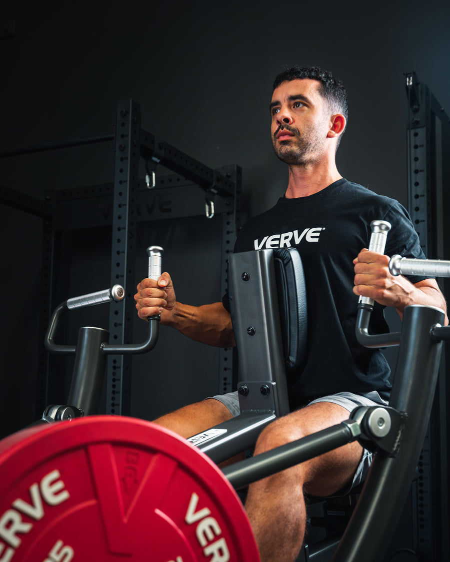 VERVE Plate Loaded Seated Row (Black) - Makoto Series