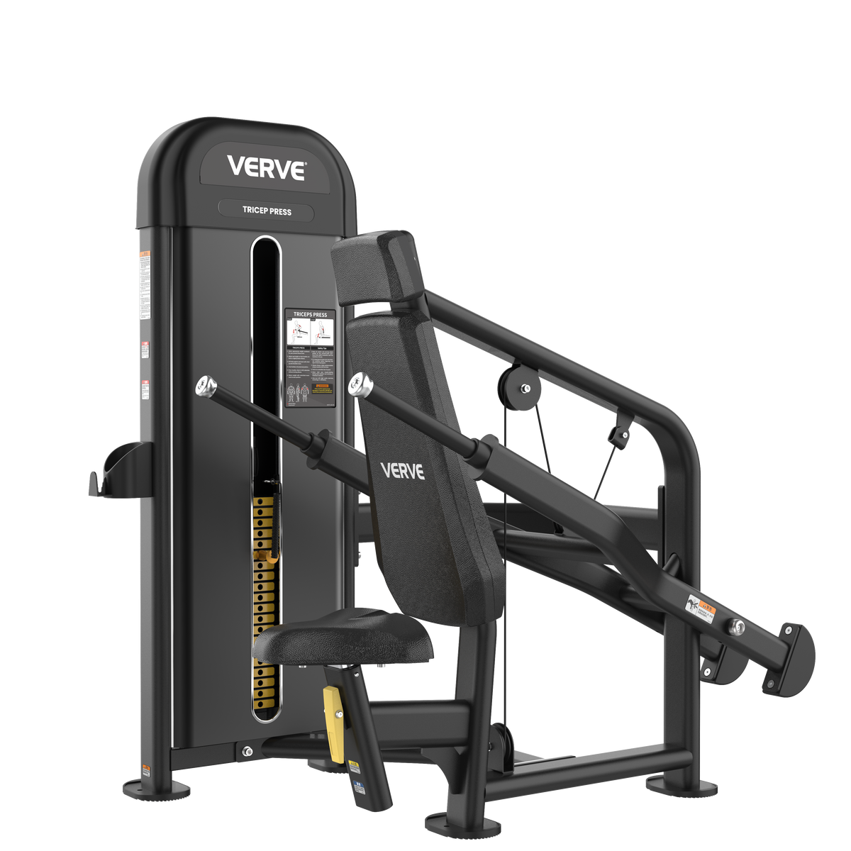 Tricep Press Pin Loaded Machine