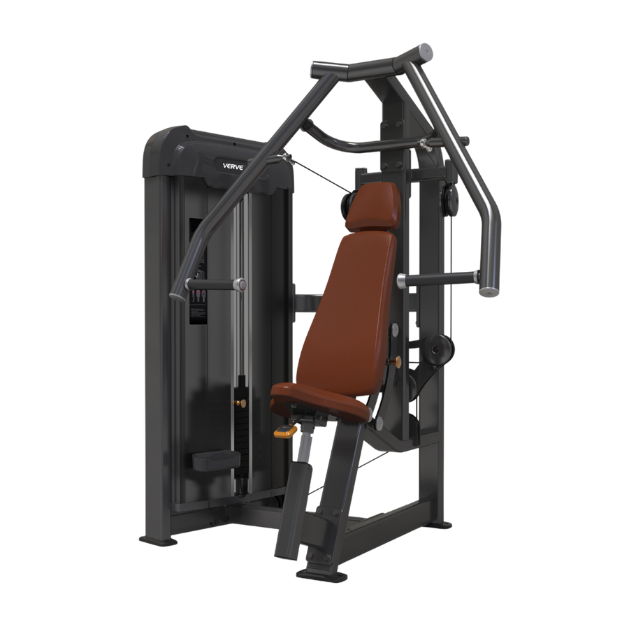 EX DEMO | VERVE Pin Loaded Chest Press (Brown) - Makoto Series