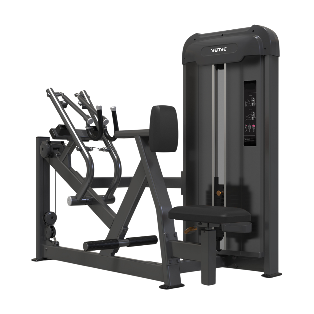 VERVE Pin Loaded Seated Row (Black) - Makoto Series