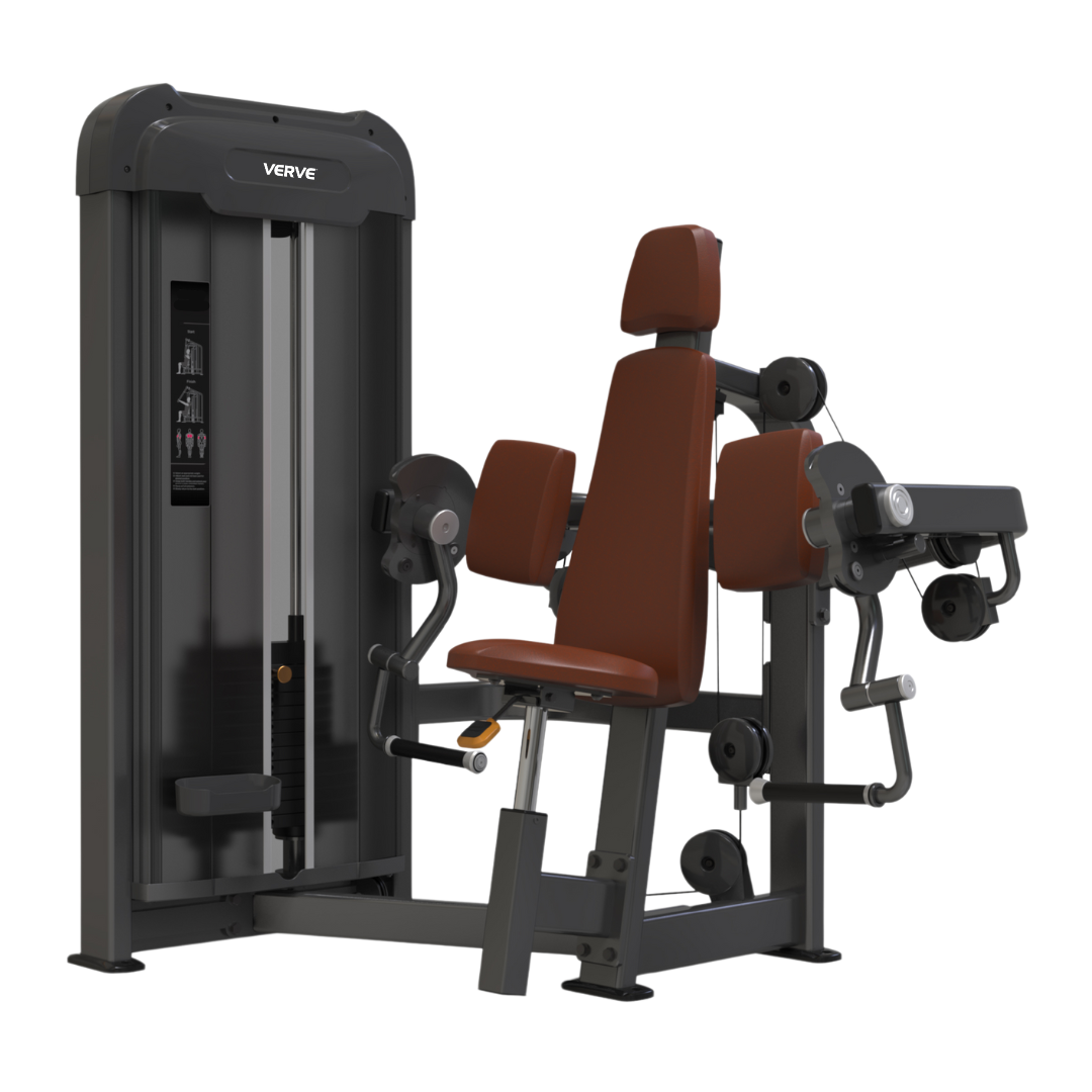 VERVE Pin Loaded Seated Biceps Curl (Brown) - Makoto Series | MADE TO ORDER