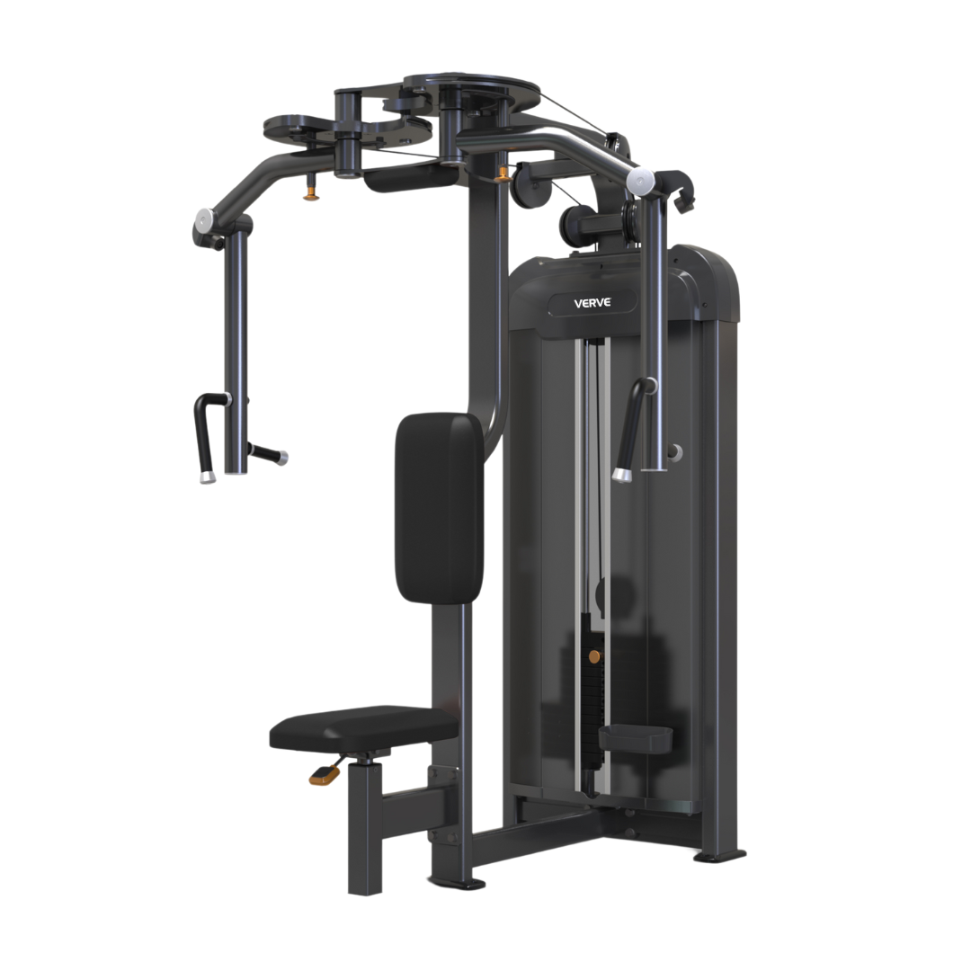 VERVE Pin Loaded Pec Fly/Rear Delt (Black) - Makoto Series
