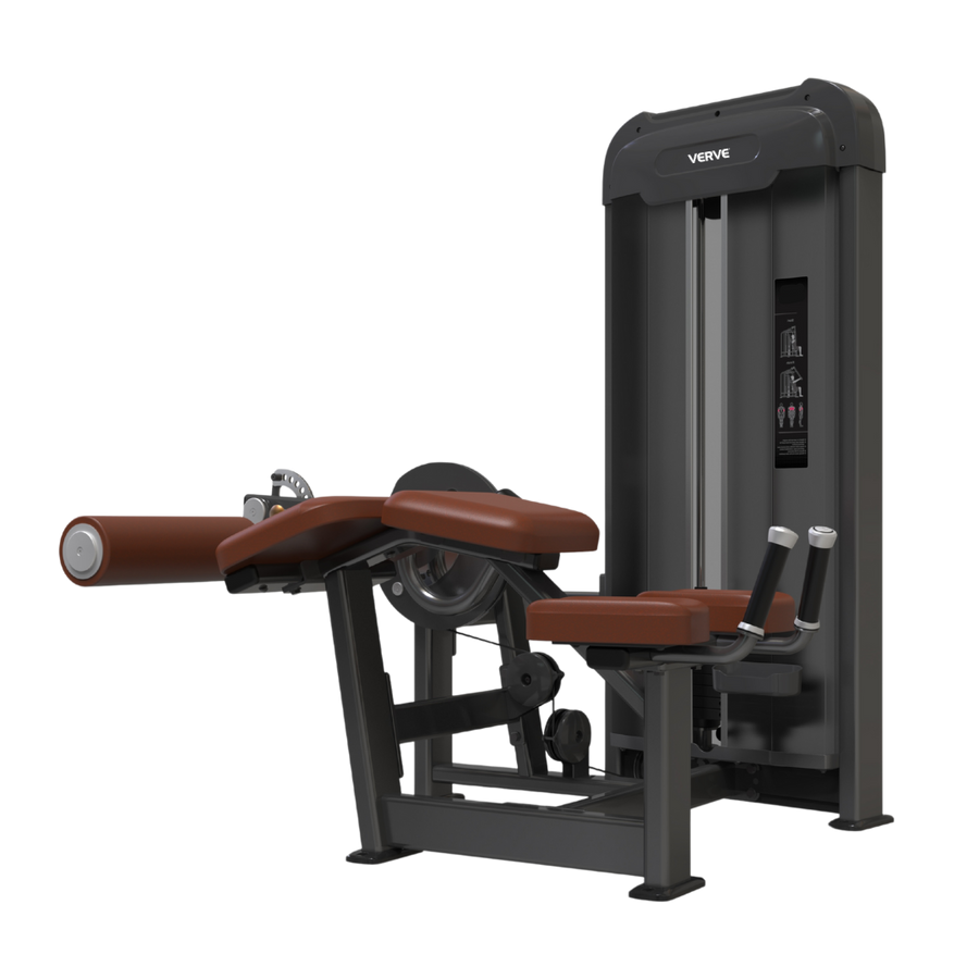 VERVE Pin Loaded Prone Leg Curl (Brown) - Makoto Series | MADE TO ORDER