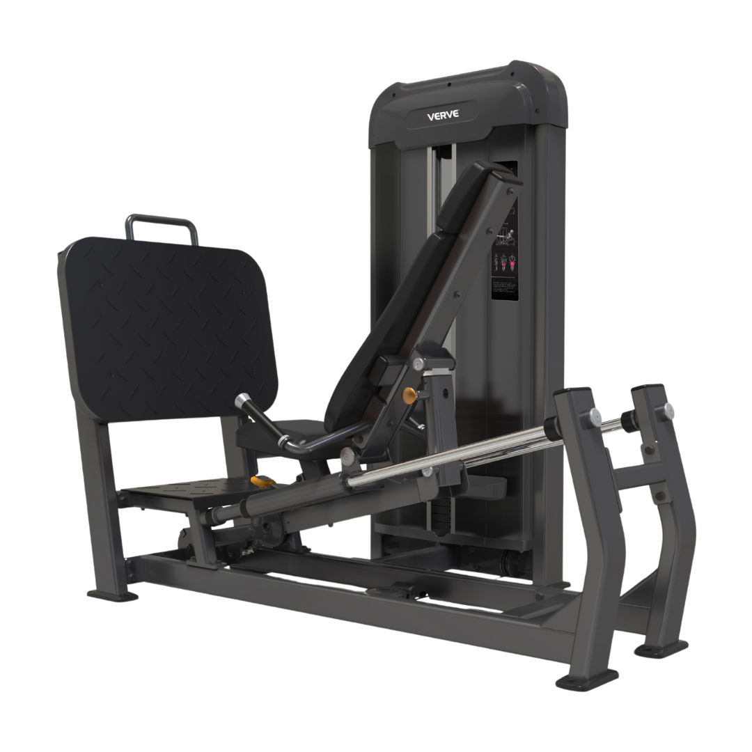 VERVE Pin Loaded Seated Leg Press (Black) - Makoto Series | Pre-Order No ETA