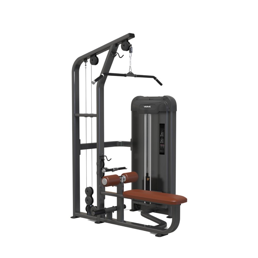 VERVE Pin Loaded Pulldown/Seated Row (Brown) - Makoto Series | MADE TO ORDER