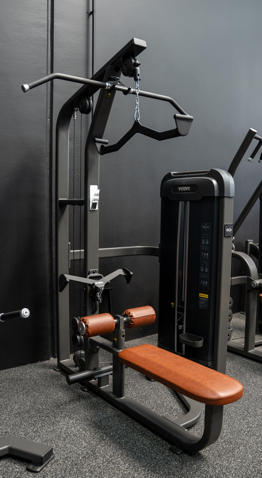 VERVE Pin Loaded Pulldown/Seated Row (Brown) - Makoto Series | MADE TO ORDER