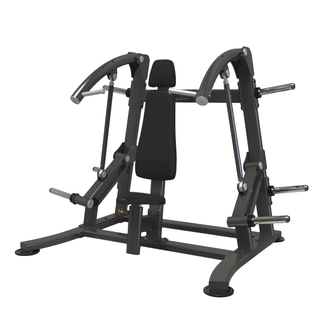 VERVE Plate Loaded Shoulder Press (Black) - Makoto Series
