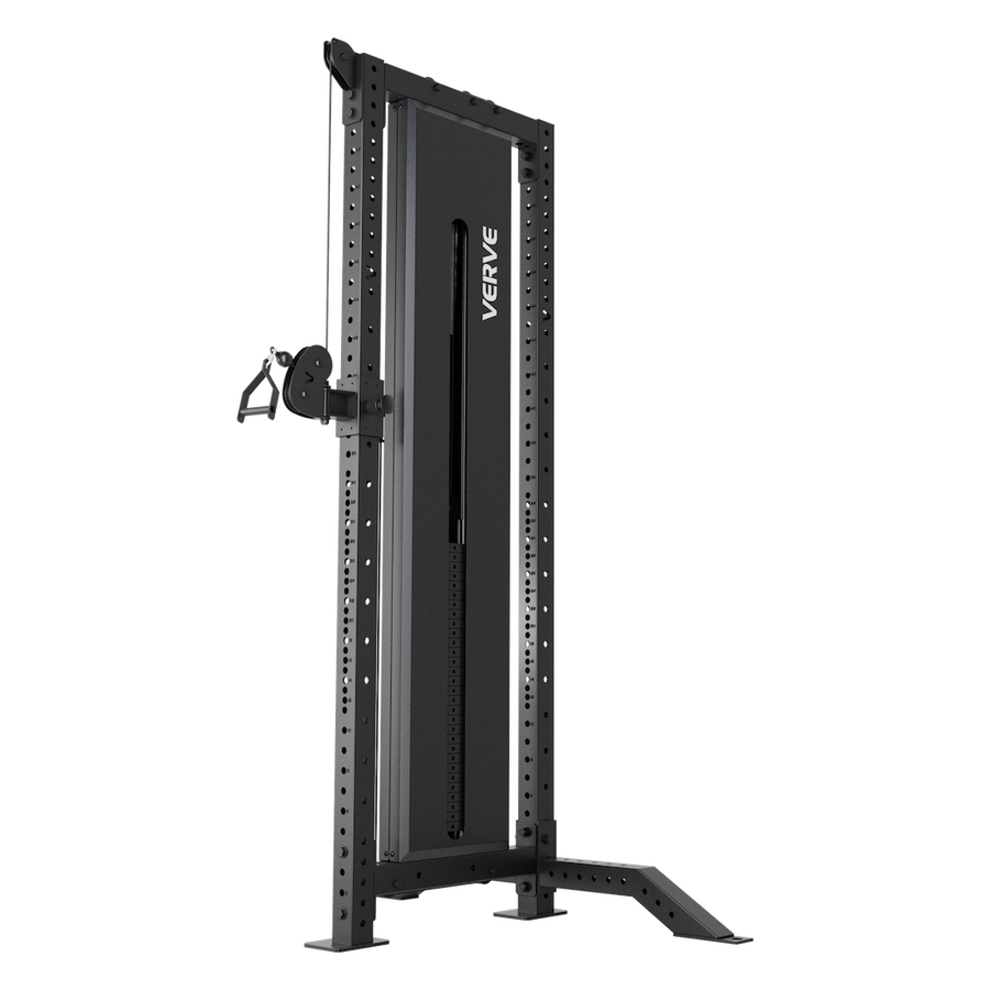 VERVE Tori Free Standing Cable Machine with floor base and cable handle