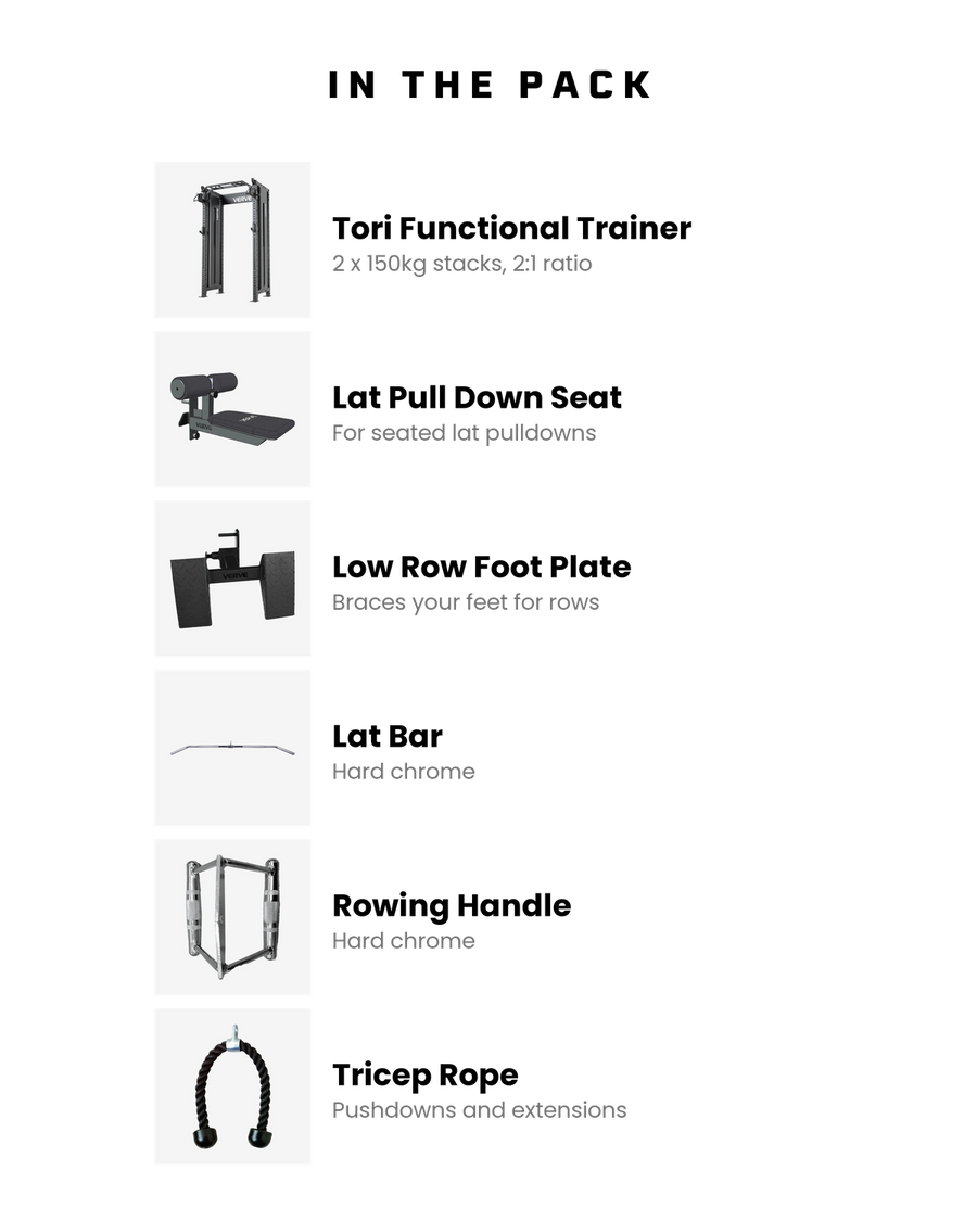 Tori Cable Pack, what is included