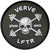 Dead LFTR Velcro Patch - White.