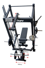 Lat Low Row Attachment for VERVE Power Racks