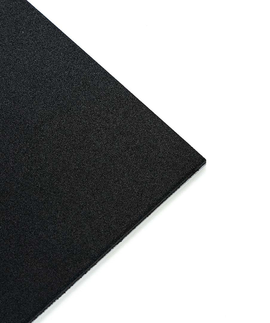 Fire Rated ������ Rubber Gym Flooring - Black - 15mm Gym Mats