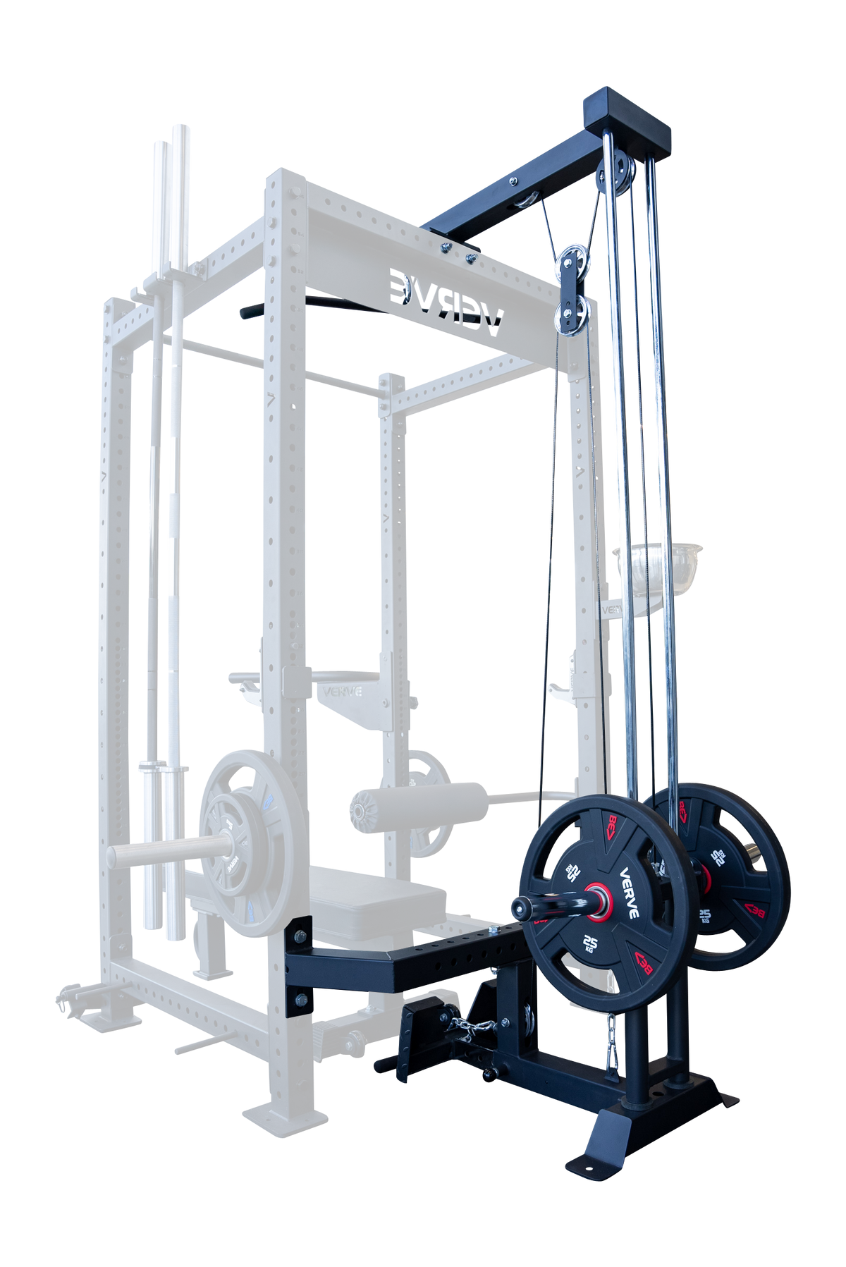 Lat Low Row Attachment for VERVE Power Racks