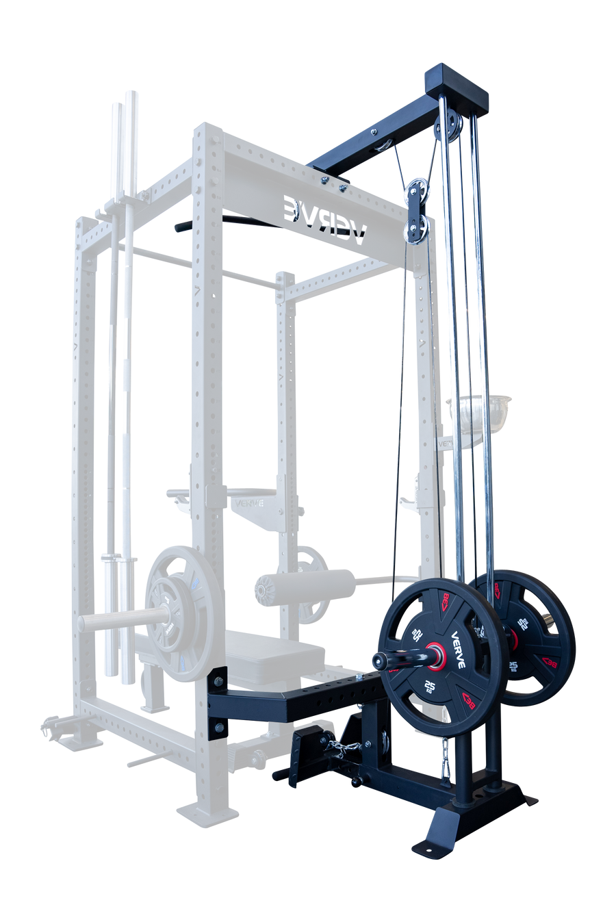 Lat Low Row Attachment for VERVE Power Racks