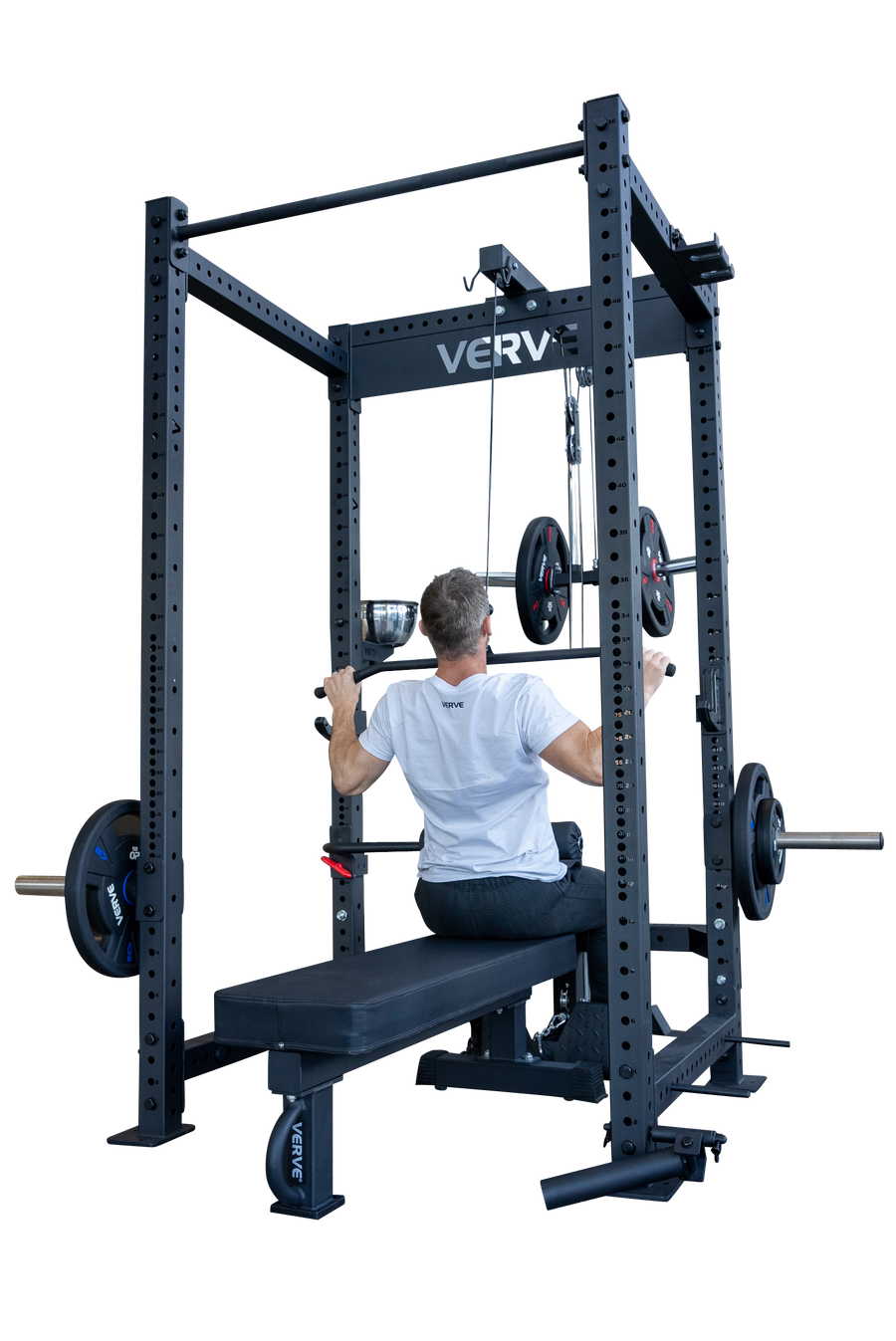 Lat Low Row Attachment for VERVE Power Racks