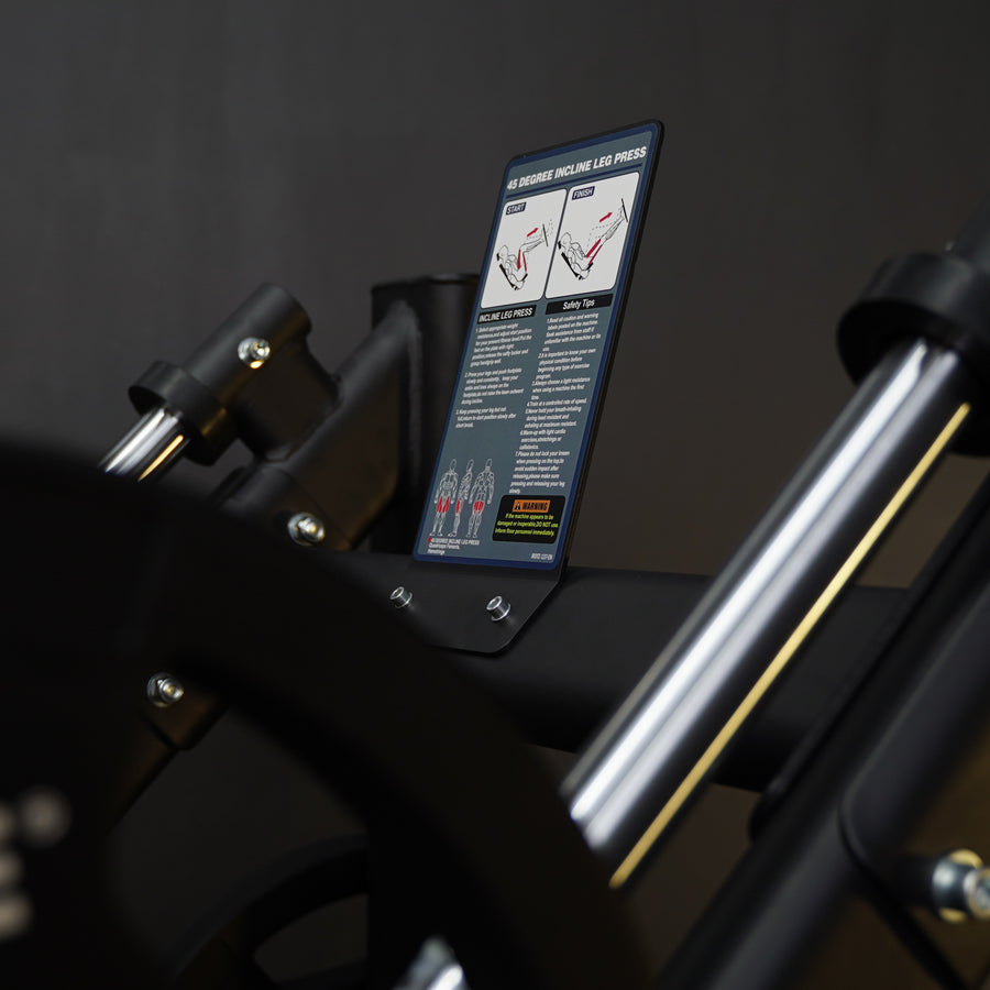 Leg Press Plate Loaded Machine - 45 degree | MADE TO ORDER