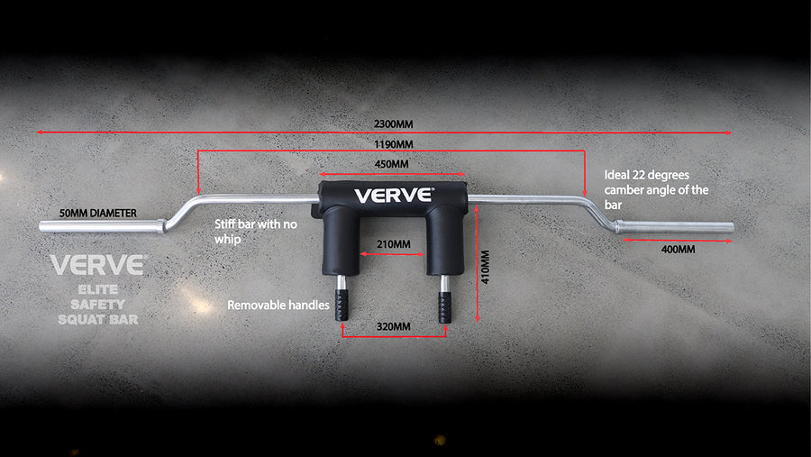 VERVE Elite Safety Squat Bar