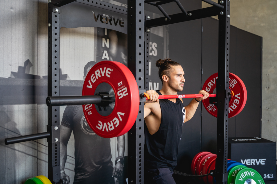 VERVE Elite Olympic Barbell - Red - 20kg