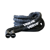 VERVE Premium Nylon Battle Rope with Aluminium Handles - 15m