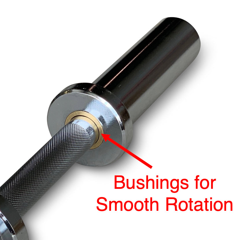 Olympic Dumbbell Handles with Bushings (Pair of 2)