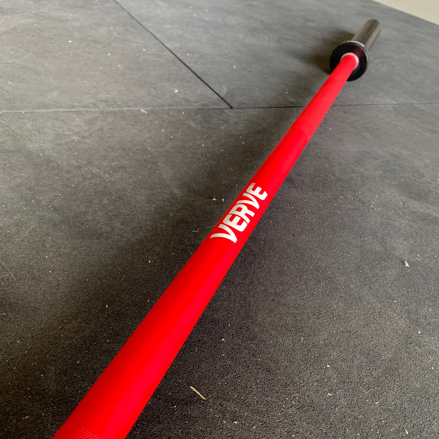VERVE Elite Olympic Barbell - Red - 20kg