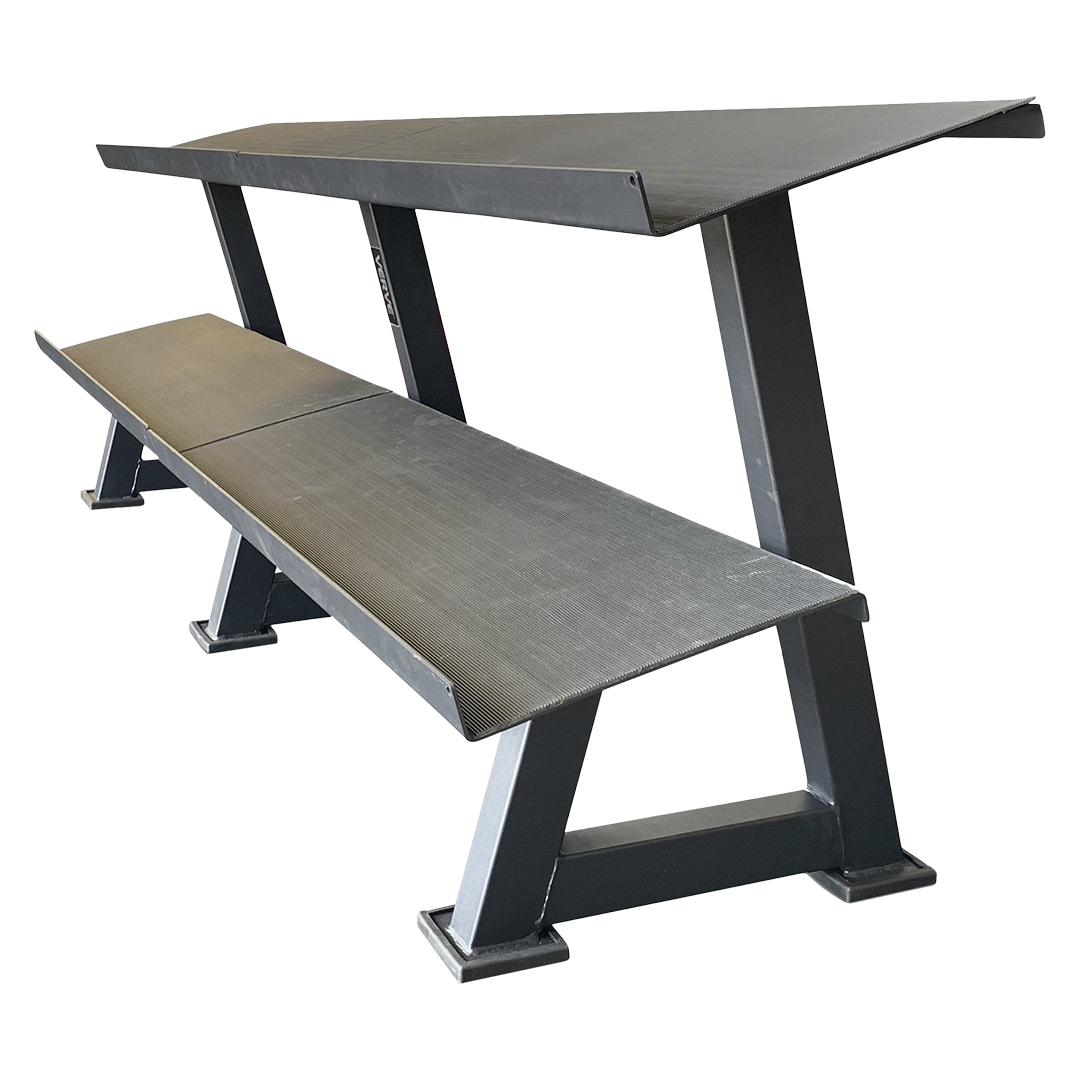 VERVE Hex Dumbbell Rack - 2 Tier - 230cm