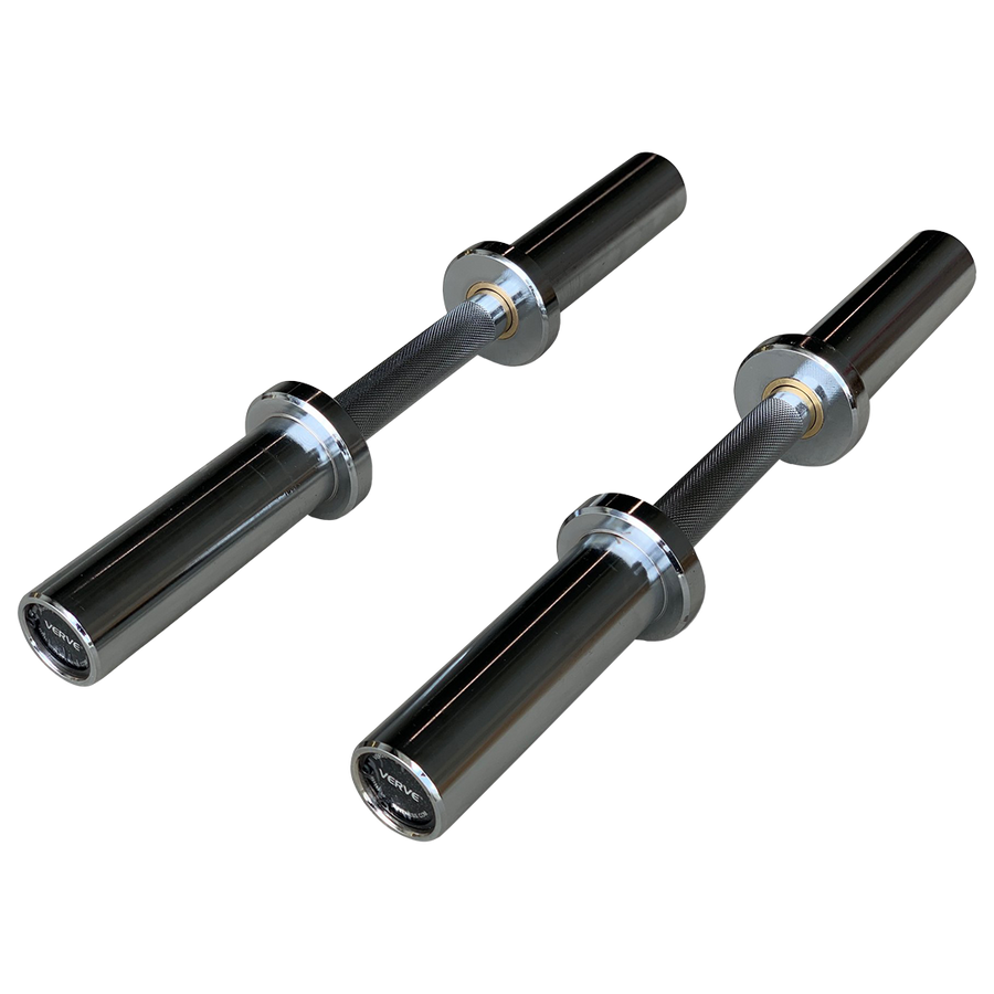 Olympic Dumbbell Handles with Bushings (Pair of 2)