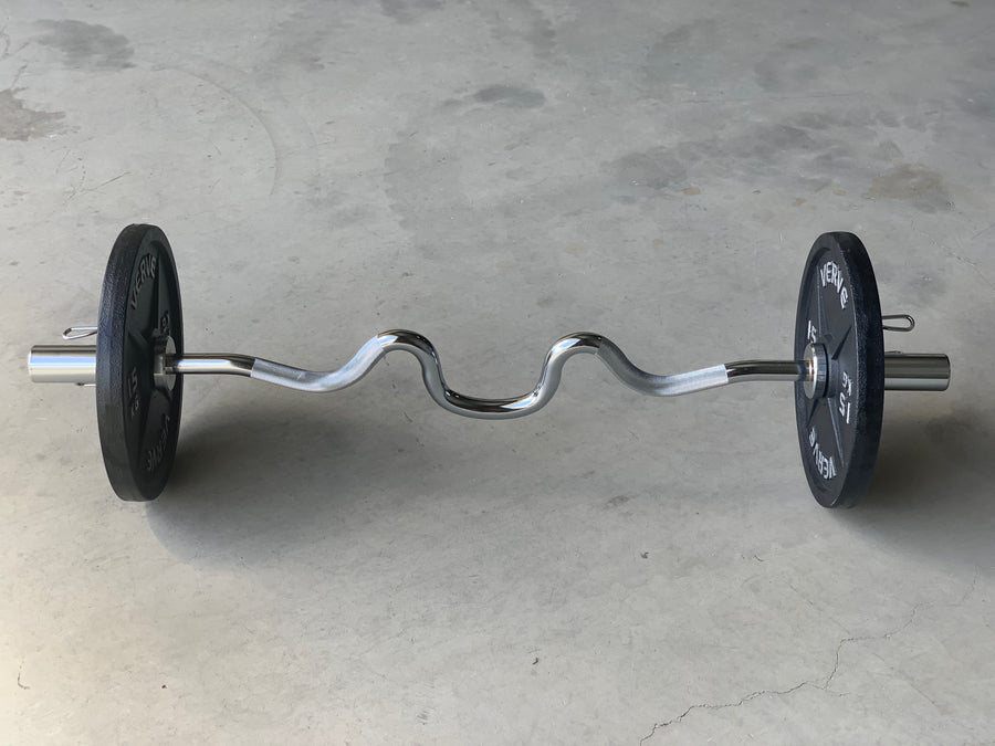 VERVE Olympic Super Curl Bar - 4'
