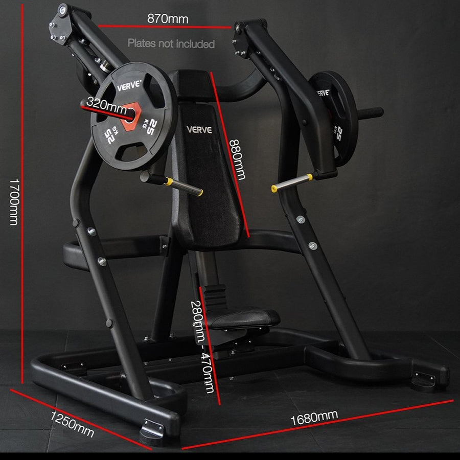 Incline Chest Press Plate Loaded Machine | MADE TO ORDER