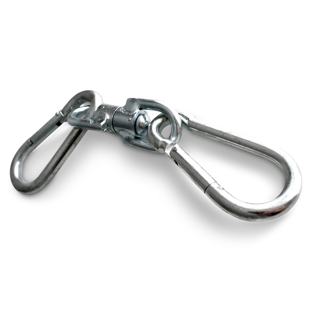 BOXING BAG SWIVEL WITH SNAP HOOKS (Steel) | MADE TO ORDER