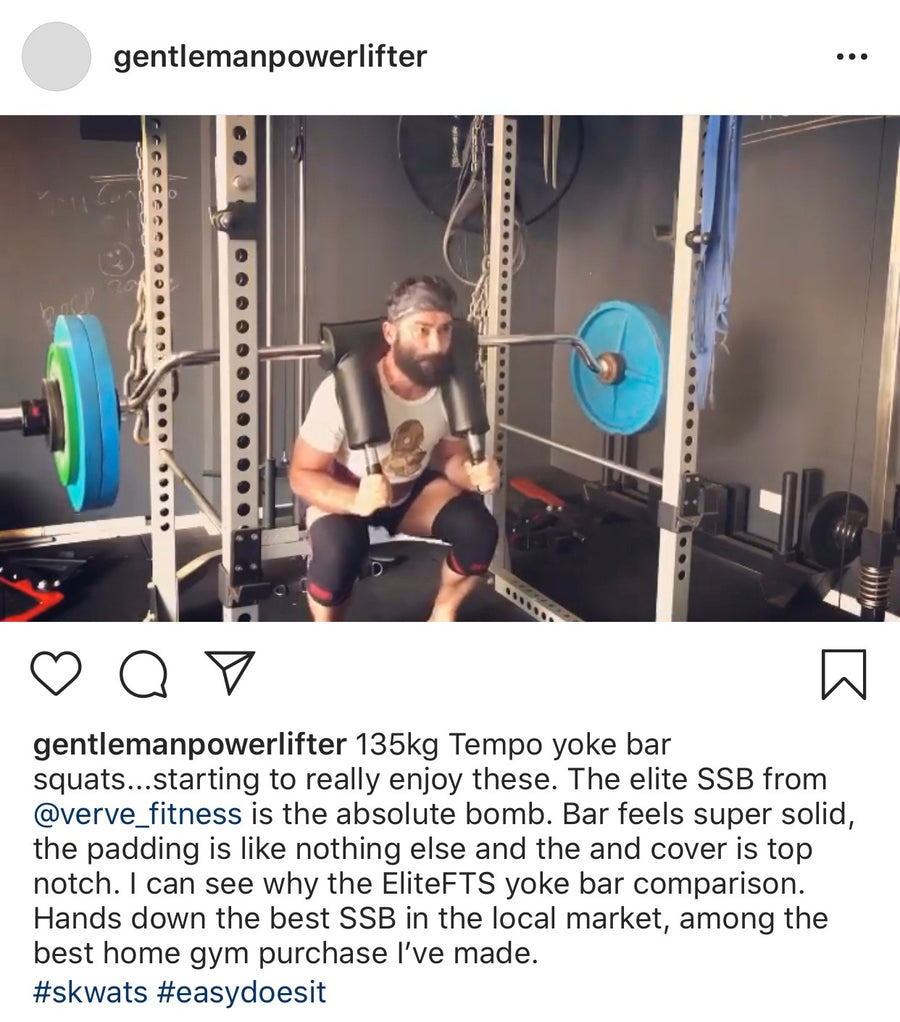 VERVE Elite Safety Squat Bar