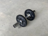 Olympic Dumbbell Handles with Bushings (Pair of 2)