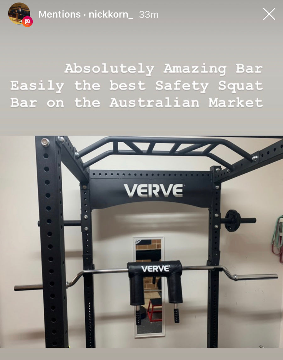 VERVE Elite Safety Squat Bar