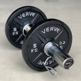 Olympic Dumbbell Handles with Bushings (Pair of 2)