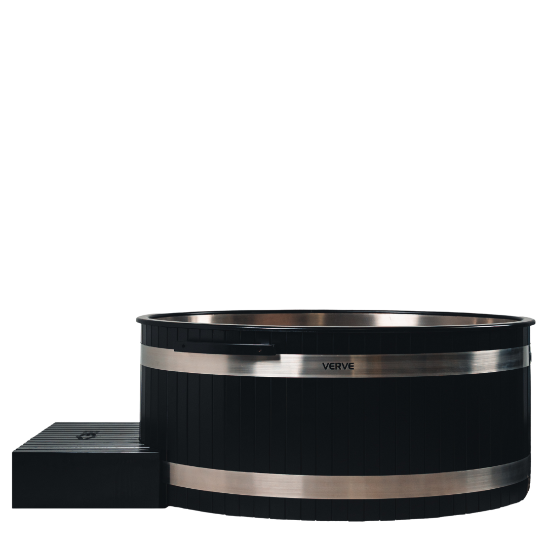 VERVE Cryos 2 Person Ice Bath with 1HP Chiller - Ash Black