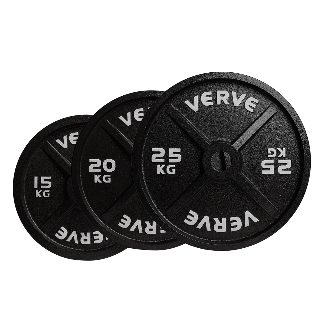 VERVE Machined Olympic Iron Plates Set
