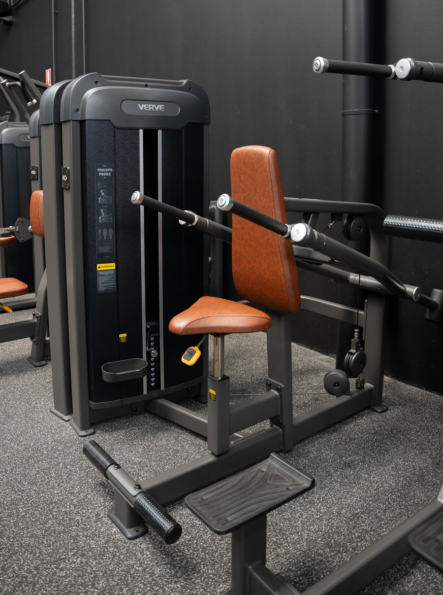 VERVE Pin Loaded Triceps Pushdown (Black) - Makoto Series