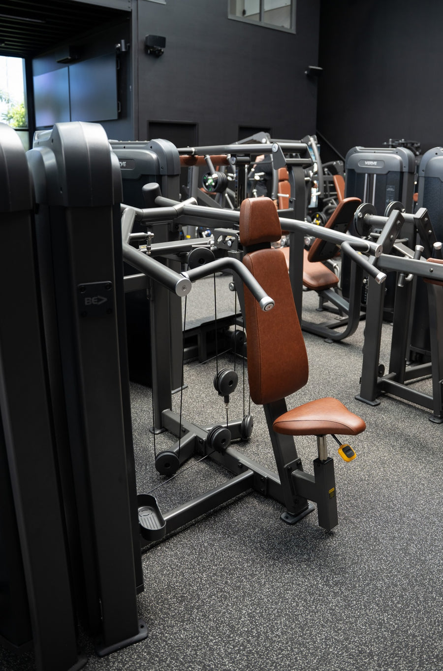VERVE Pin Loaded Shoulder Press (Black) - Makoto Series