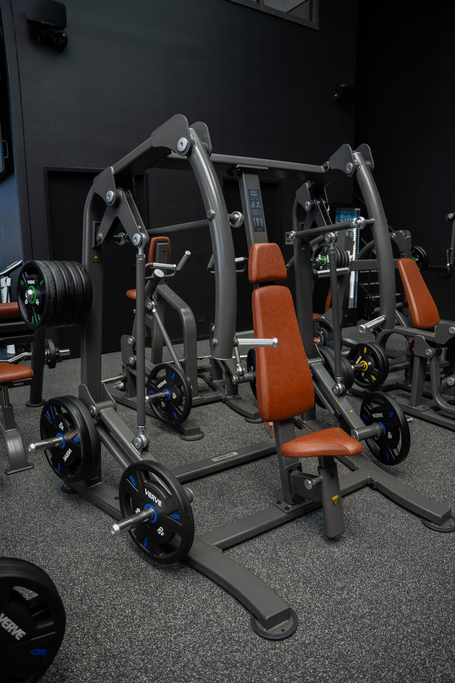 VERVE Plate Loaded Chest Press (Black) - Makoto Series