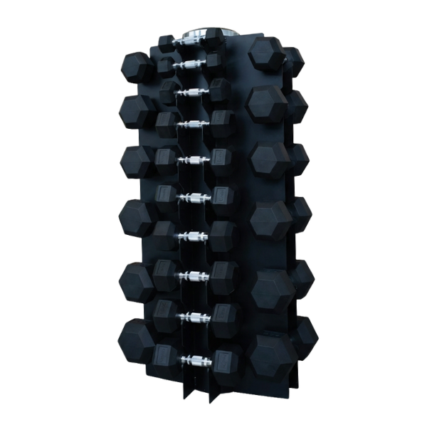 Dumbbell Tower to store 32 Hex Dumbbells