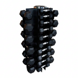 Dumbbell Tower to store 32 Hex Dumbbells