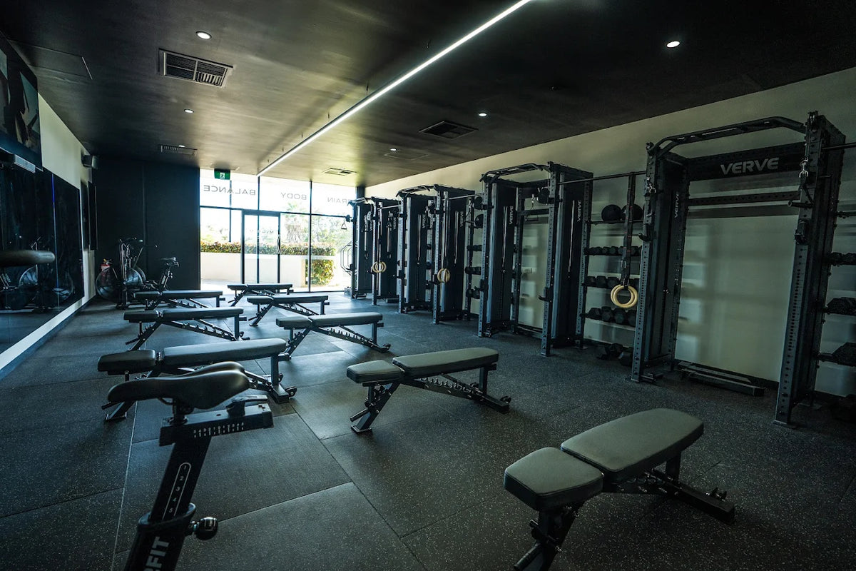 Gym fitted out with VERVE equipment in Western Australia