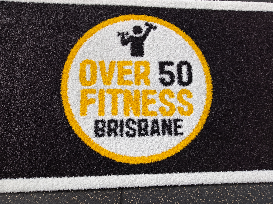 Over 50 Fitness Brisbane — Logo Detail