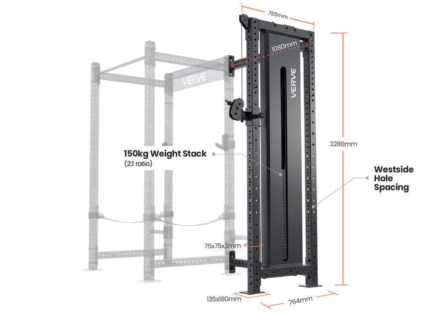 Tori Cable Attachment for VERVE Racks and Rigs