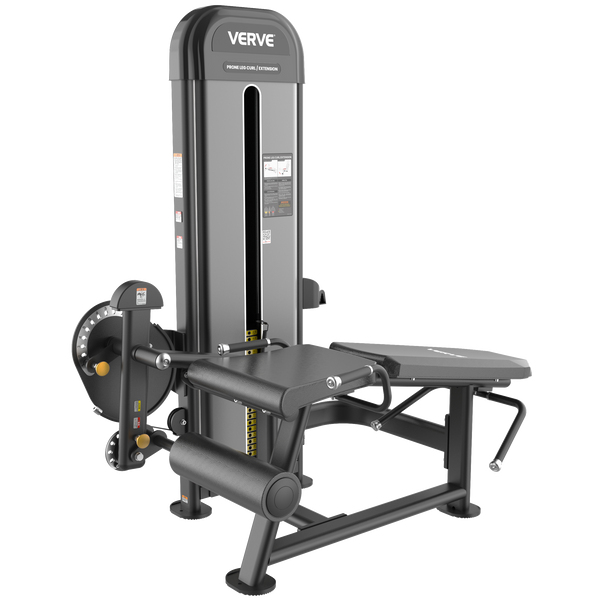 Prone Leg Curl / Leg Extension Pin Loaded Machine | VERVE Fitness