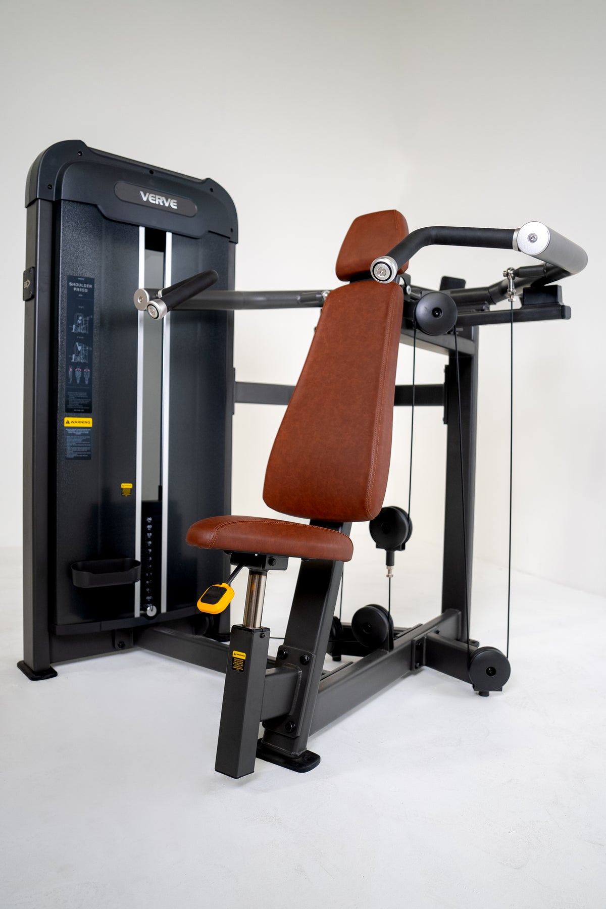 EX DEMO | VERVE Pin Loaded Shoulder Press (Brown) - Makoto Series